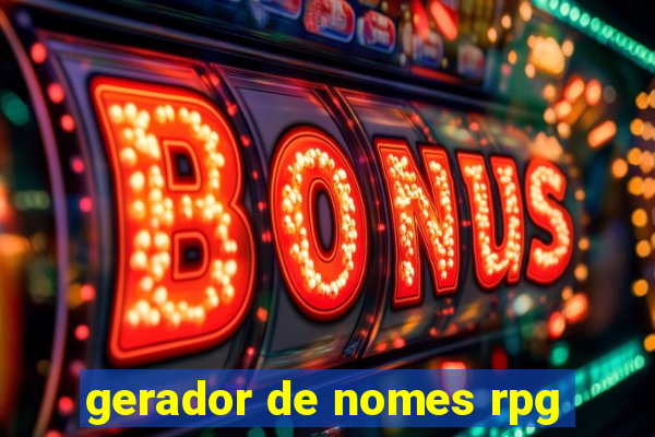 gerador de nomes rpg